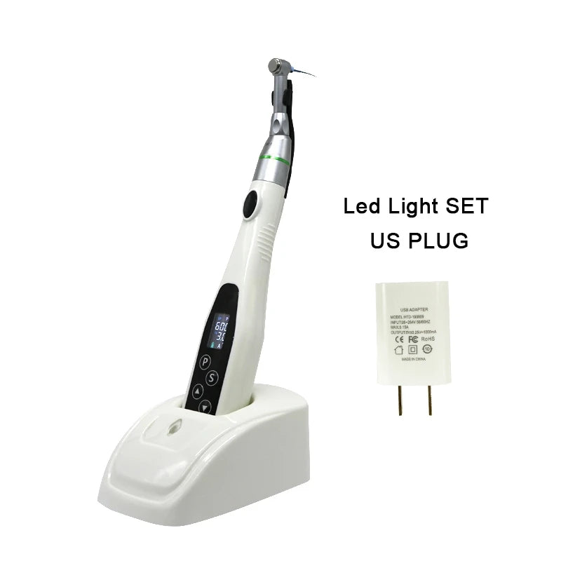 TOSI Dental Wireless Endo Motor Smart With LED Lamp 16:1  Reduction Contra Angle 7 Program Root Canal Endodontic Instrument