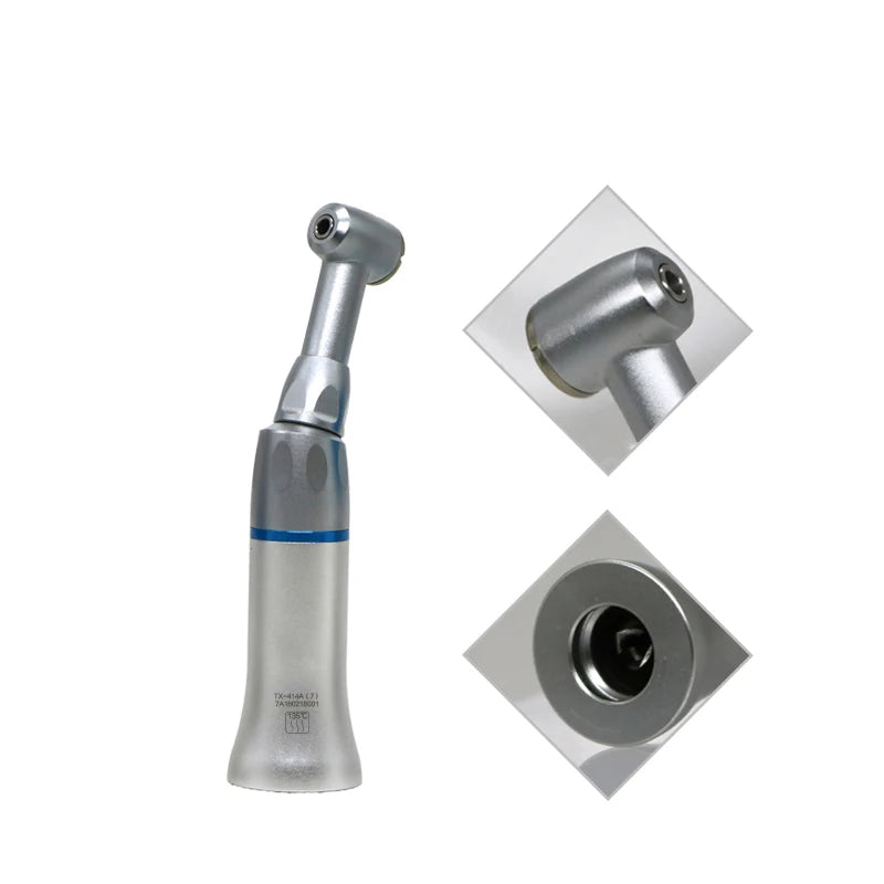 TOSI 3Pcs/Kit Low Speed Handpiece Kits, E-generator micromotor,Push Button Contra Angle, External Water Spray,2/ 4Holes