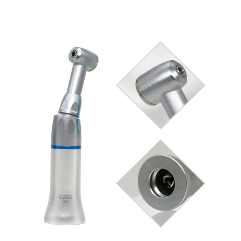 HEXION Dental Slow Speed Handpiece Contra Angle kit+ Handpiece Cartridge Push Button Low Noise Oil Contra Angle Handpiece Sets