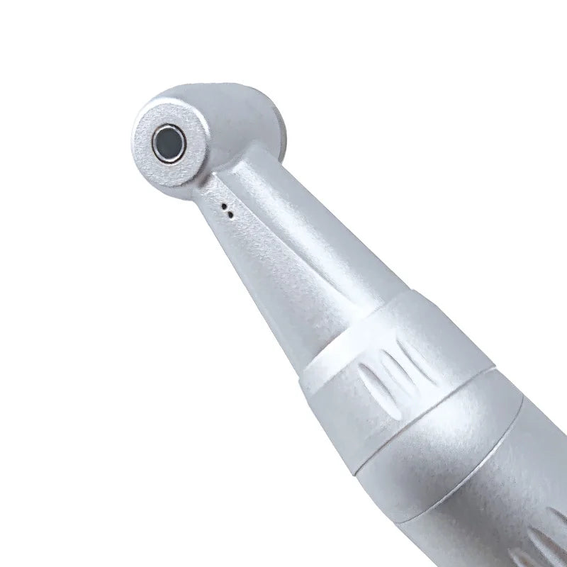 HEXION Dental Inner Slow Contra Angle  1:1 Ratio E-Tape Low Speed Handpiece Push Button Internal Water Spray 2/4 Holes Air Motor