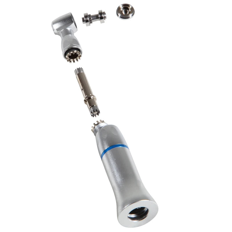 TOSI 3Pcs/Kit Low Speed Handpiece Kits, E-generator micromotor,Key Contra Angle, External Water Spray, 2 Holes 4Holes