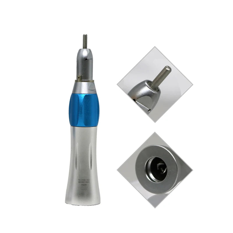 TOSI 3Pcs/Kit Low Speed Handpiece Kits, E-generator micromotor,Push Button Contra Angle, External Water Spray,2/ 4Holes