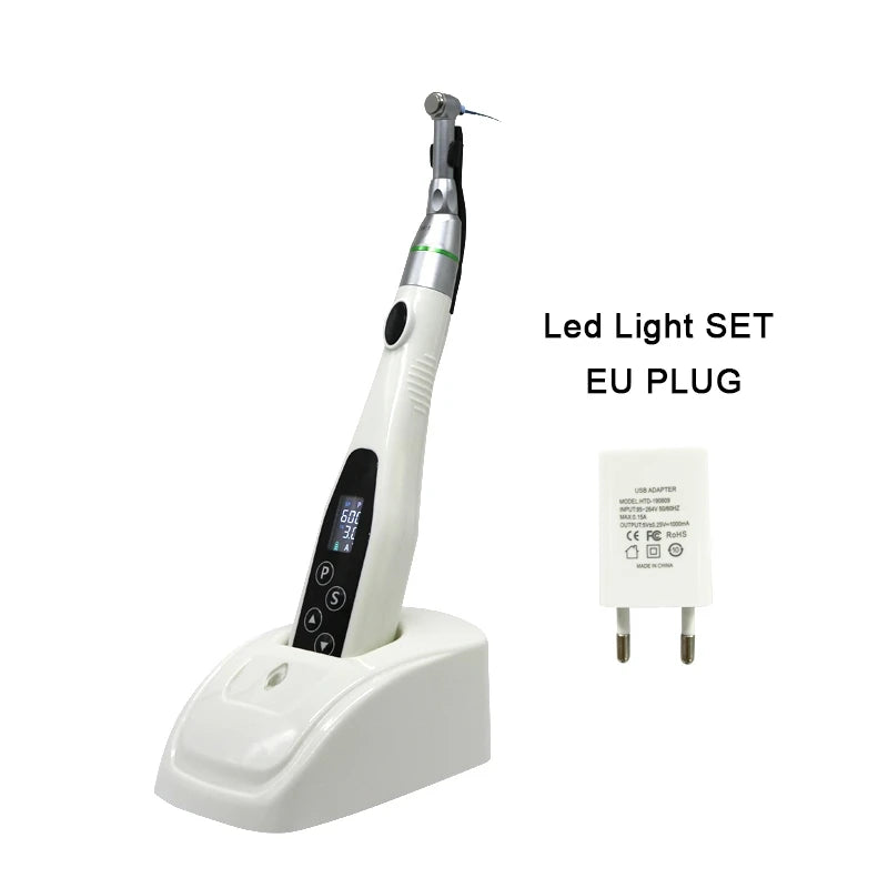 TOSI Dental Wireless Endo Motor Smart With LED Lamp 16:1  Reduction Contra Angle 7 Program Root Canal Endodontic Instrument